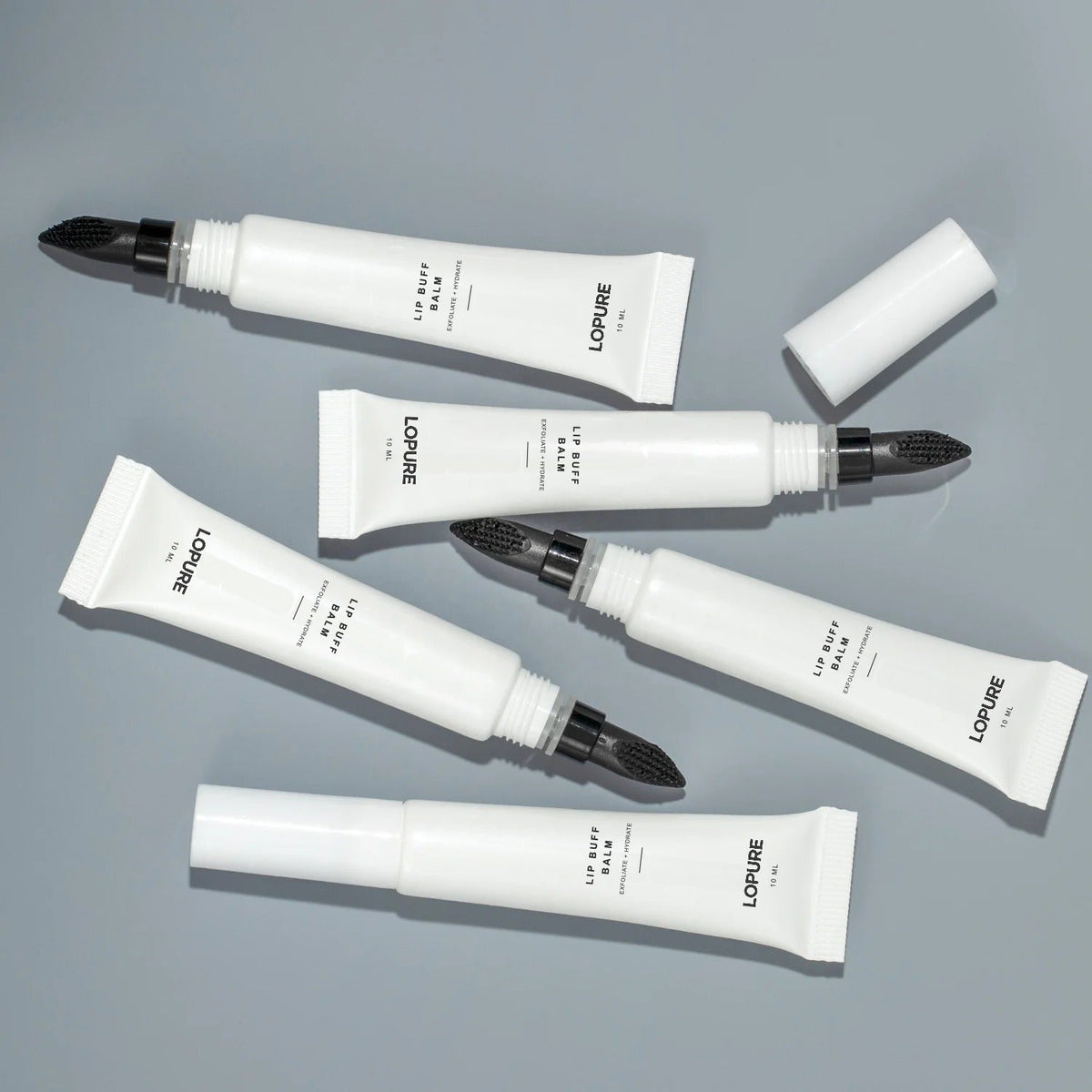 LOPURE Lip Buff Balm tubes